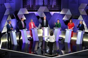 【イギリス総選挙2024】7政党の代表らがテレビ討論、防衛や税金めぐり議論が白熱