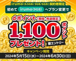 irumo、Y!mobile、UQ mobileのキャンペーンまとめ【6月8日最新版】　最大10万ポイント還元や1円端末などセールも充実