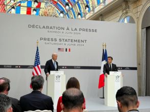 米仏首脳が会談、「強く広範な絆」協調を前面に　