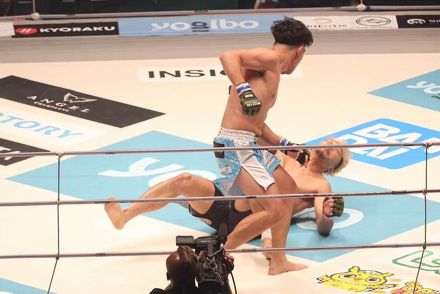 【RIZIN】八王子市職員戦士、宇佐美正パトリックに無念の1R・TKO負け　強烈な右フック被弾で失神