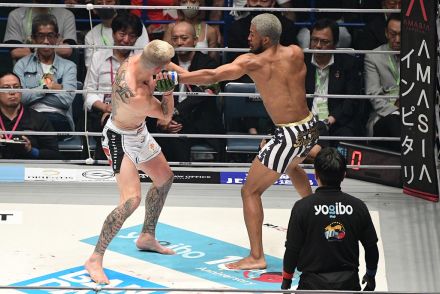 【ＲＩＺＩＮ】ベイノア　３Ｒ前に出て判定勝ち「王者になるためにやっているのは変わらない」