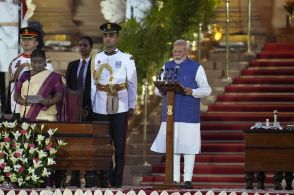 インドのモディ首相、3期目就任　政権安定が課題