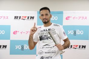 王者・鈴木千裕に挑戦アピールのクレベルがパッキャオにお願い「ボコボコにしないで。タイトル戦ができなくなる」【RIZIN.47】