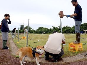 愛犬家要望、ドッグラン整備　富山県魚津市で１６日からの利用目指す