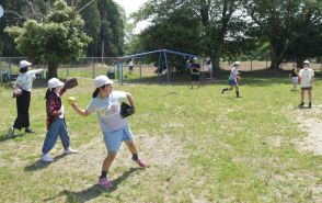 「野球しようぜ。」実践　児童で使用ルール　グラブ追加購入　茨城町・大戸小