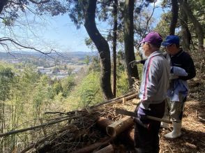 松岡城跡、憩いの場に　茨城・高萩　地元住民ら整備に力