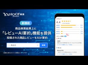 LINEヤフー、Yahoo!検索で商品レビューを生成AIが要約する機能--良い点と悪い点を抽出