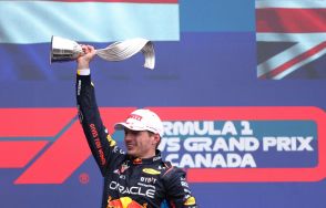 フェルスタッペンが雨のレース制す カナダGP3連覇