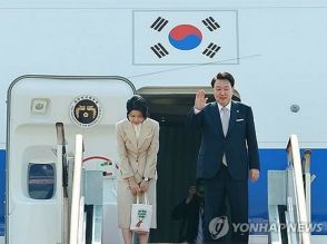 尹大統領　中央アジア3カ国歴訪へ出発