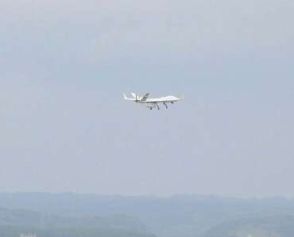 【速報】海自無人機シーガーディアン、鹿屋上空を初めて飛行　P1哨戒機の代替を検証　11、12日は離着陸訓練