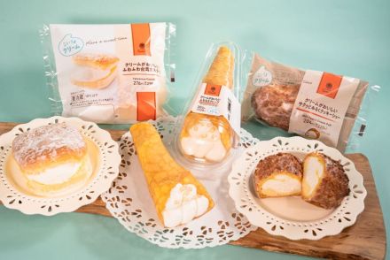 ファミマ「こいうまクリーム」の「ふわふわ台湾カステラ」「ふわもちクレープ」「サクッとみるくクッキーシュー」発売