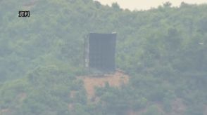 北朝鮮も宣伝放送用の拡声器を設置する動き 軍事境界線近くで　韓国軍が確認