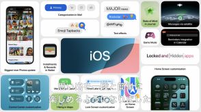 iPhone向け「iOS 18」発表、アップルのAI「Apple Intelligence」やアプリアイコンのカラーカスタマイズなど