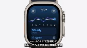 アップル、アクティビティやヘルスケア、スマートスタックに新機能を追加した「watchOS 11」を発表