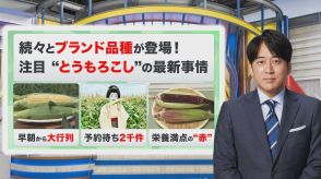 今年の夏は“とうもろこしブーム”到来!?「宝石のような赤色」から「予約待ち2千件」まで!とうもろこしが今アツい【THE TIME,】