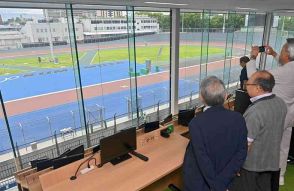 熊本競輪場再建、新400メートルバンクや防災機能も　地域住民ら招き内覧会　