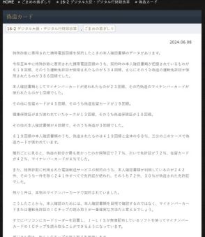 特殊詐欺の回線契約に使われた偽造カードは「運転免許534回線、マイナカード1回線」　2023年