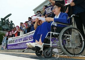 慰安婦被害者の侮辱に罰則を　野党議員や市民団体が法改正求め会見＝韓国