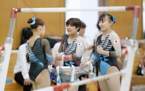 体操女子代表、五輪へ試技会　主将の宮田「日本の軸に」