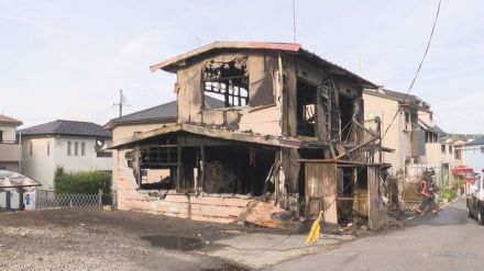 住宅火災で１人の遺体　１人暮らしの高齢住人か　愛知・岡崎市
