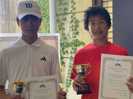 男子は大久保遼＆宗藤駿／梅川友が優勝 [ATFジュニア in Japan U14第2週／テニス]