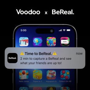 “映え”ないSNS「BeReal.」、仏Voodooが5億ドルで買収