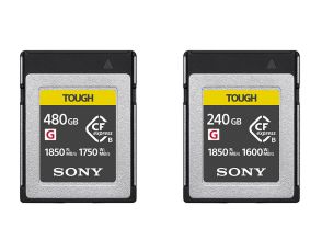 ソニーのCFexpress Type B「TOUGH」に480GB＆240GB