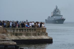ロシアのフリゲート艦、キューバ寄港　米への武力誇示狙いか
