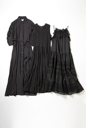 夏の「黒ワンピース」を軽やかに着る方法。大人も着やすい一枚は？ コーデが決まる秘訣は？