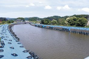 出水期の二次被害防げ　被災２河川、一部で復旧　県氷見土木事務所