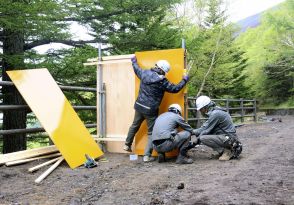 富士山規制ゲート工事着手　混雑解消へ5合目に、山梨