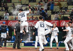 西武・若林楽人が「スカパー！サヨナラ賞」初受賞　5月1日の日本ハム戦でサヨナラ弾「初球から積極的にスイングできた」