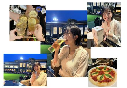 人気声優・茅野愛衣さんがビアテラスで乾杯! お酒の趣味のあう