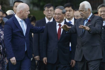 中国首相、7年ぶりにニュージーランド訪問　AUKUSへの懸念伝える