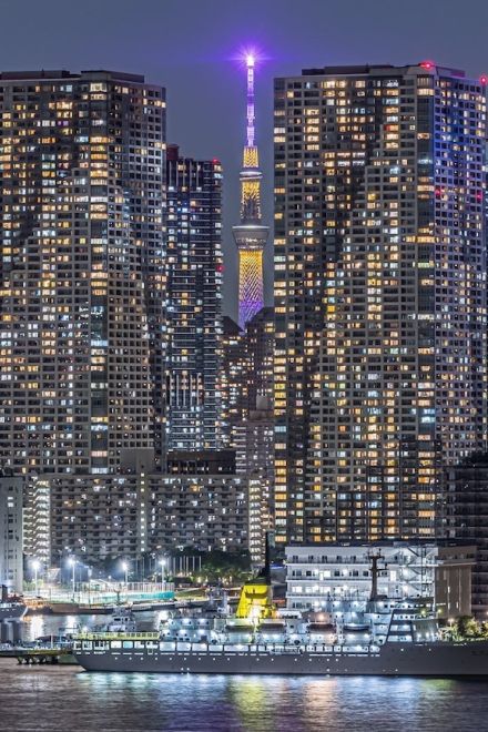 「完璧すぎますね」「素敵です」　パズルのように整然とした“東京の夜景”が美しい　見事な構図に8万3000いいね