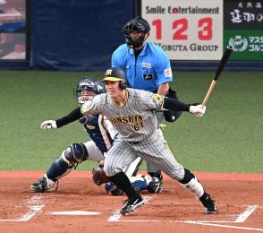 【阪神】豊田寛「プロ野球始まったなって」初安打含む２安打、守備のミスは「緊張ずっとしてた」