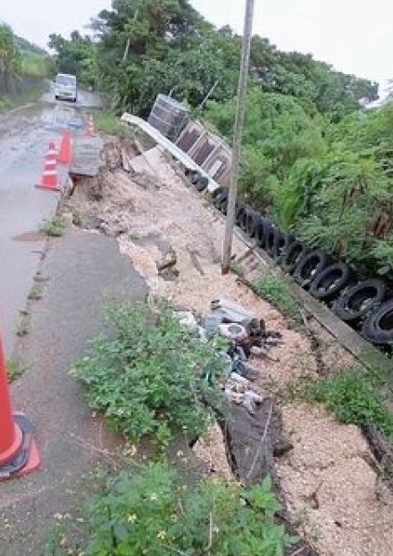 沖縄・本部町で24時間に174ミリ観測　これまでの大雨で地盤緩み土砂災害に警戒