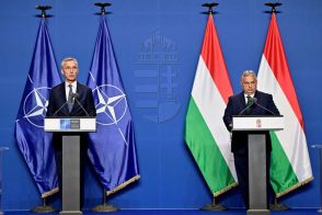 親露のハンガリー、NATOのウクライナ支援を「阻止しない」