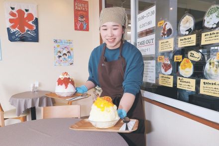 特産灘浦みかん かき氷に　富山県氷見市の菓子店・坂尻さん、地震被災の地元盛り上げ