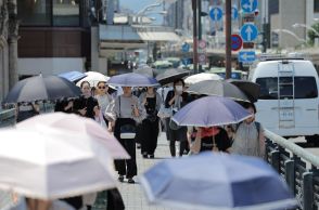 【速報】京都市で35度超え、今年初めての猛暑日　各地で30度上回る