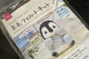 【ダイソー】羊毛フェルトキットでペンギンを作るつもりが“謎の生物“が爆誕→「どうしてこうなった」「アリクイかな？」