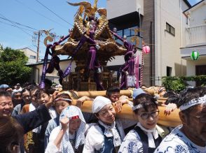 待望の浦安三社祭、８年ぶりに開催　千葉・浦安の旧市街地で盛大に
