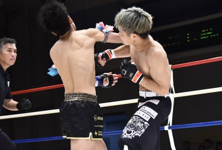 【シュートボクシング】山田虎矢太が破壊力見せつける右ストレートで鮮やかなTKO勝ち
