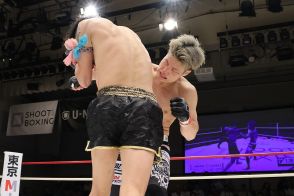 山田虎矢太が初のオープンフィンガーグローブ戦で戦慄のTKO勝ち。初黒星明けの試合に「本当に良かった」とぽつり【SB】