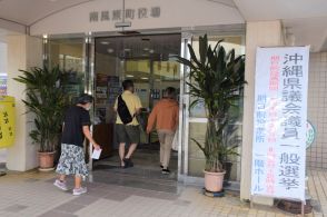 沖縄県議選の期日前投票18・35％　前回を1・03ポイント下回るも過去2番目の高さ