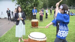 岸田首相夫人が和太鼓などで交流　スイスで日本人学校を訪問「両国の架け橋になることを期待」