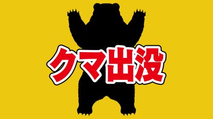 道路横切る熊を目撃　警察が注意呼びかけ　山口県萩市の山あい