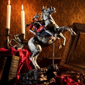 「機動戦士ガンダム」白馬に跨るシャアをフィギュア化！ 馬の筋肉や血管まで圧巻の造型と絵画のような彩色は必見