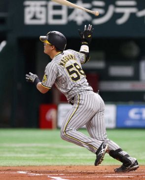 阪神・前川が先制の2号満塁弾！勝率5割からの出直し期す一戦で貴重な一撃