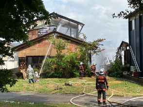 【速報】石川・七尾市の住宅で火事　現在も消火活動続く　複数の建物に延焼